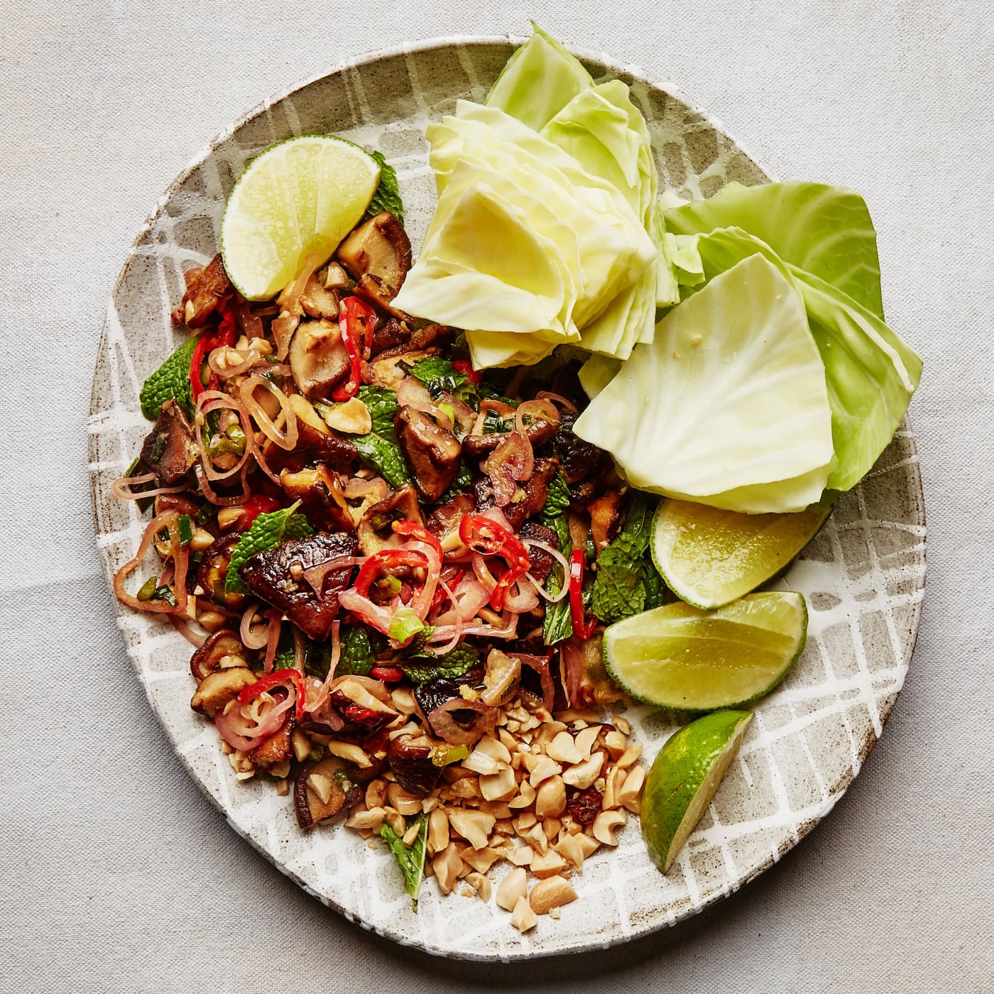 Image of Spicy Mushroom Larb